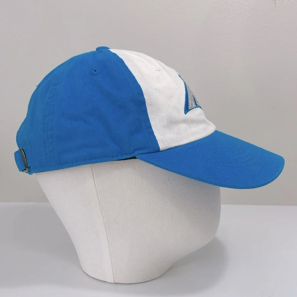 NFL Team Apparel one size adjustable Carolina Panthers‎ sequin baseball hat.